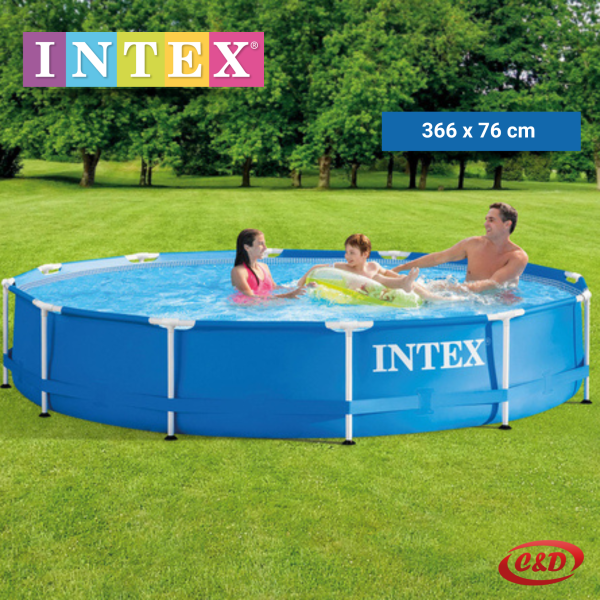 INTEX Bazen; Metalna konstrukcija; 366 x 76 cm - Slika 2