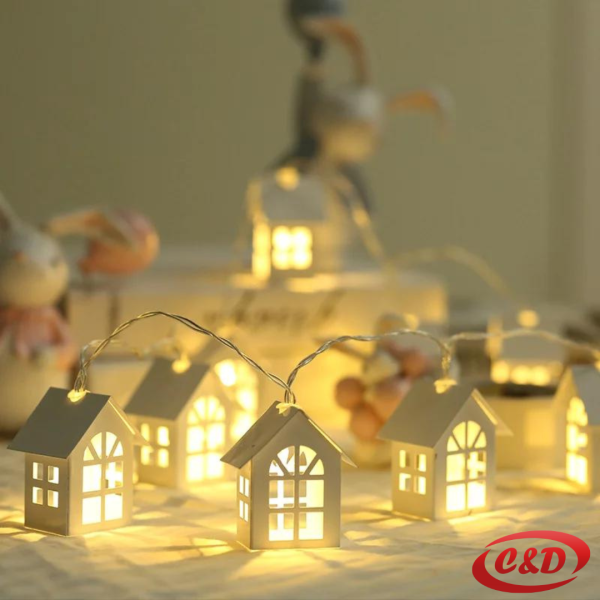 Lampice LED; KUĆICE; 2 m