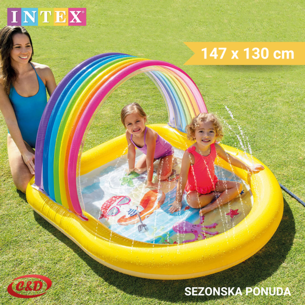 INTEX Bazen; 147 x 130 x 86 cm - Slika 6