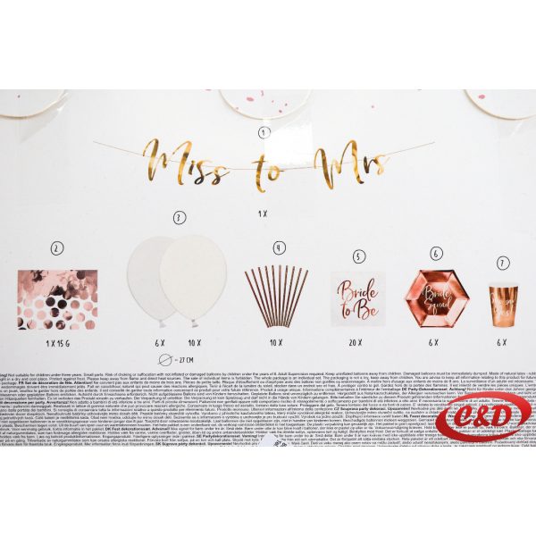 Party set; Bride to be - Slika 3
