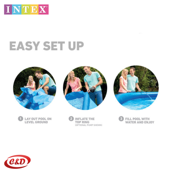 INTEX Bazen; Metalna konstrukcija; 305 x 76 cm + PUMPA - Slika 9