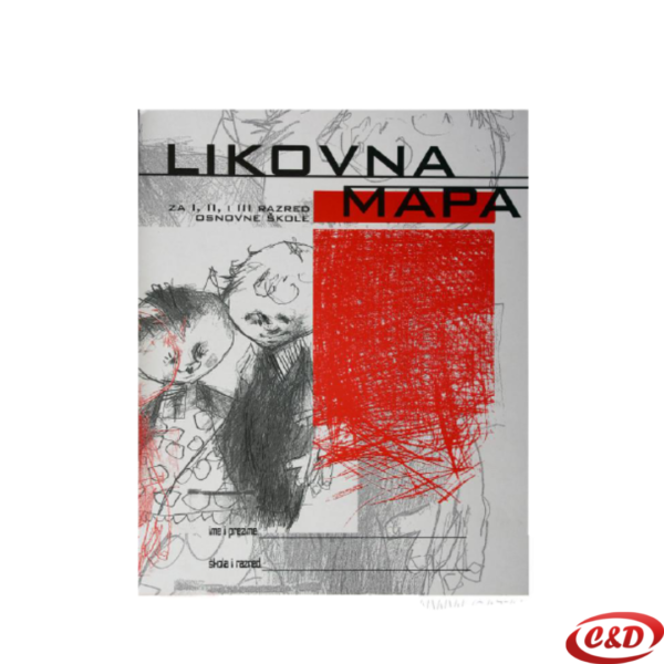 Likovna mapa a I. II. i III. razred