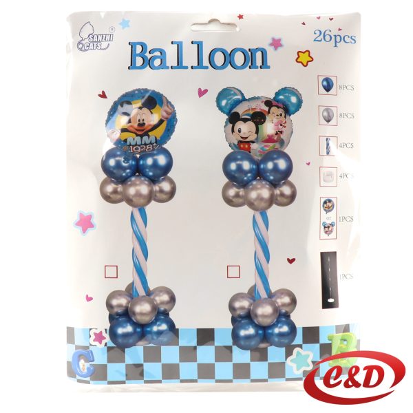 Baloni set Mickey Mouse + stalak