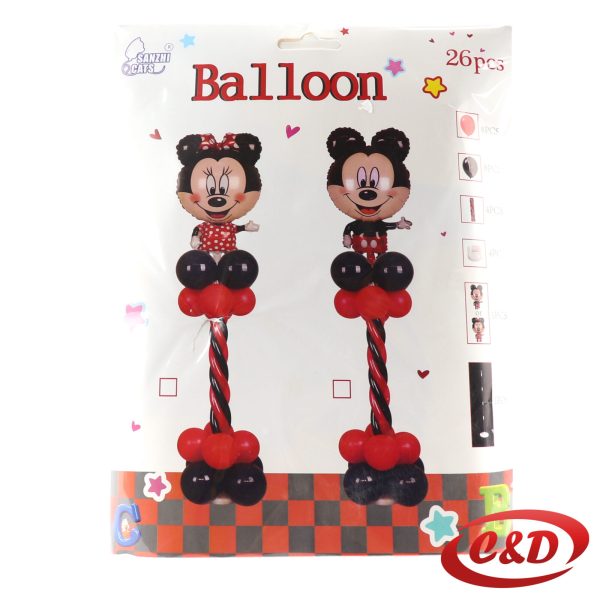 Baloni set Mickey Mouse + stalak