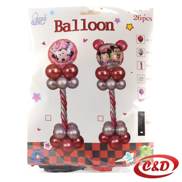 Baloni set Mickey Mouse + stalak