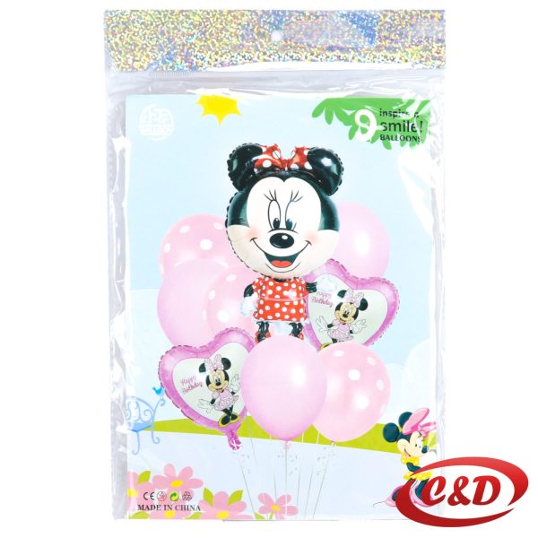 Balon set Minnie Mouse