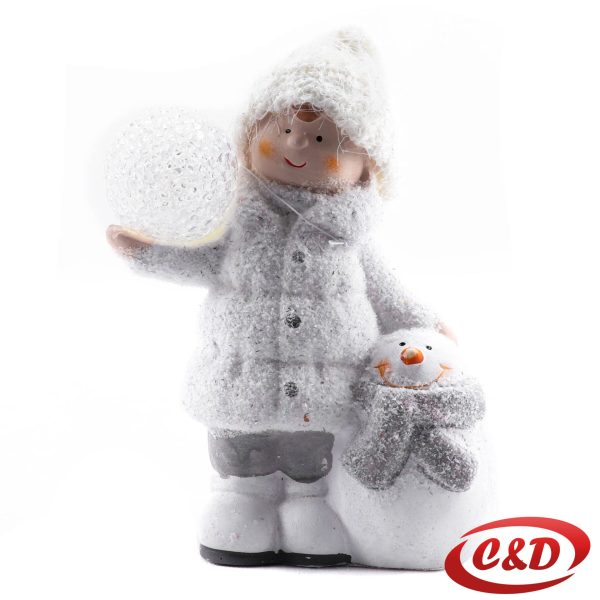 Novogodišnja keramička figura