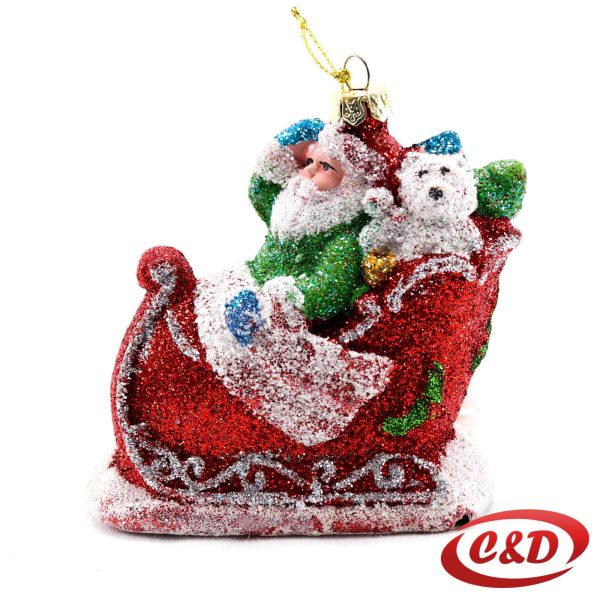 Ukras za jelku saonice