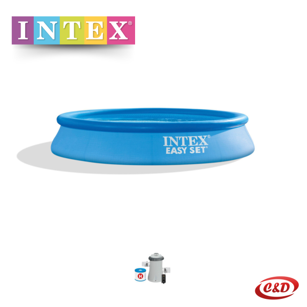 INTEX Bazen; Easy Set; 244 x 61 cm + PUMPA - Slika 3