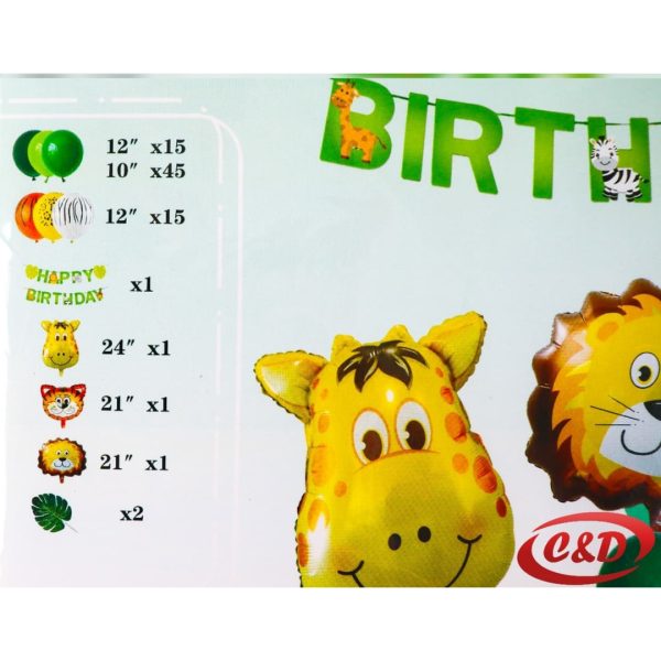 Balon set; Jungle - Slika 3