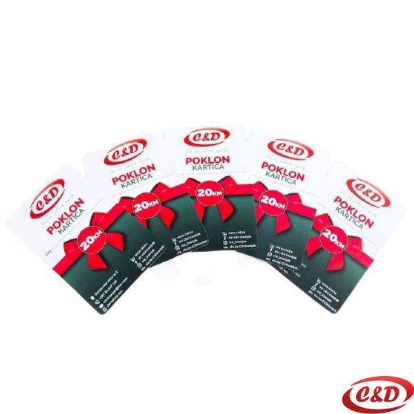 C&D poklon kartica