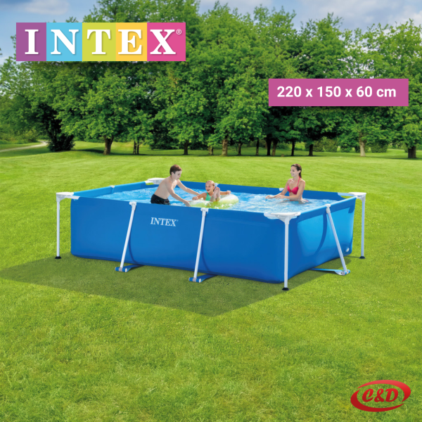 INTEX Bazen; Metalna konstrukcija; 220 x 150 x 60 cm