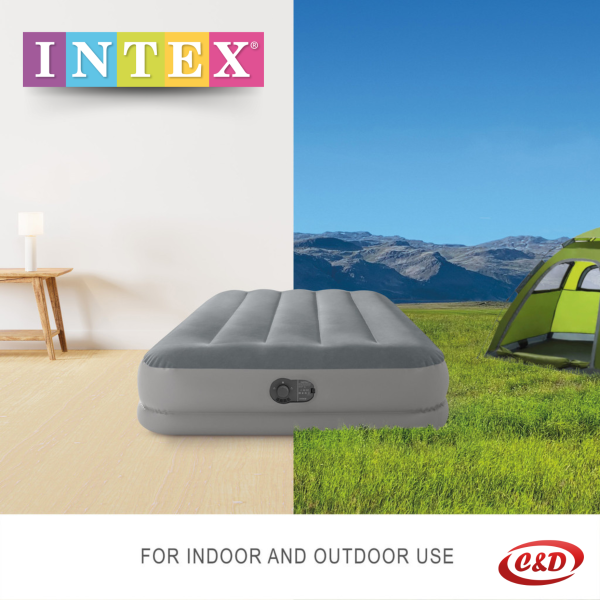 INTEX Zračni madrac; Dura-Beam Standard Prestige s ugrađenom USB električnom pumpom - Slika 9