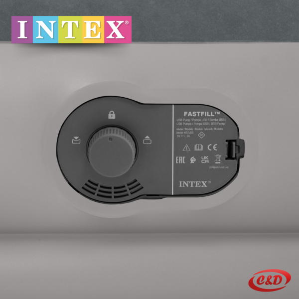 INTEX Zračni madrac; Dura-Beam Standard Prestige s ugrađenom USB električnom pumpom - Slika 7