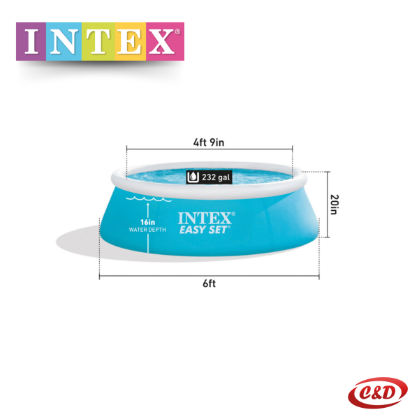 INTEX Bazen; Easy Set; 183 x 51 cm - Slika 5