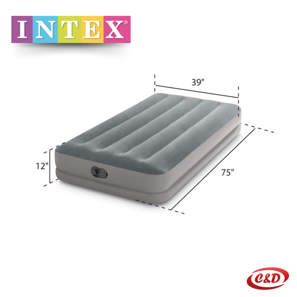 INTEX Zračni madrac; Dura-Beam Standard Prestige s ugrađenom USB električnom pumpom - Slika 4