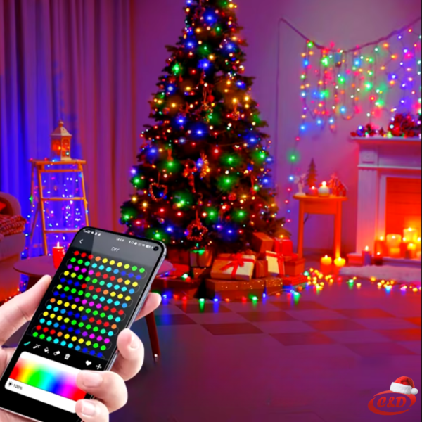 Lampice RGB; MRAVI; 10 m - Slika 5
