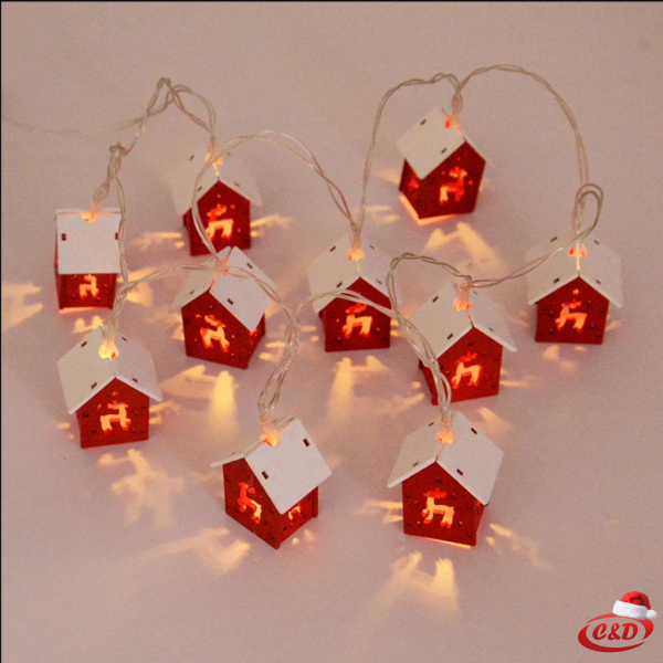 Lampice LED; KUĆICE; 2 m - Slika 2