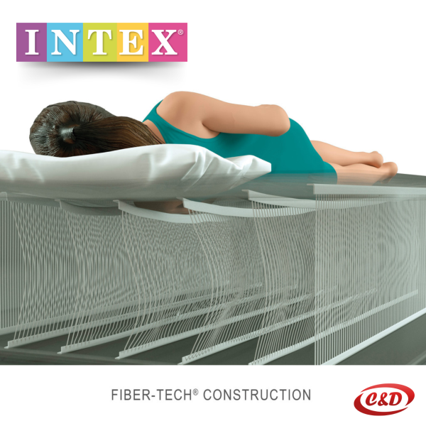 INTEX Zračni madrac; Dura-Beam Standard Prestige s ugrađenom USB električnom pumpom - Slika 11