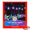 Lampice LED Zvijezde zavjesa/ledenice 2.5m - Slika 9
