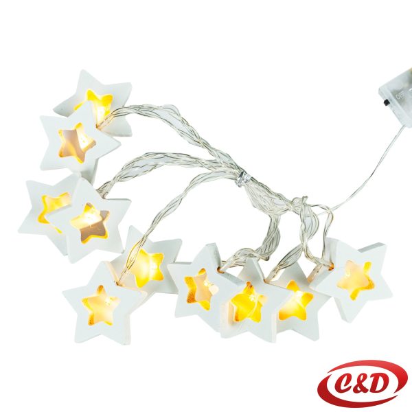 Lampice LED Zvijezda na baterije 2 m - Slika 2
