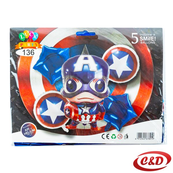 Balon set Capitan America