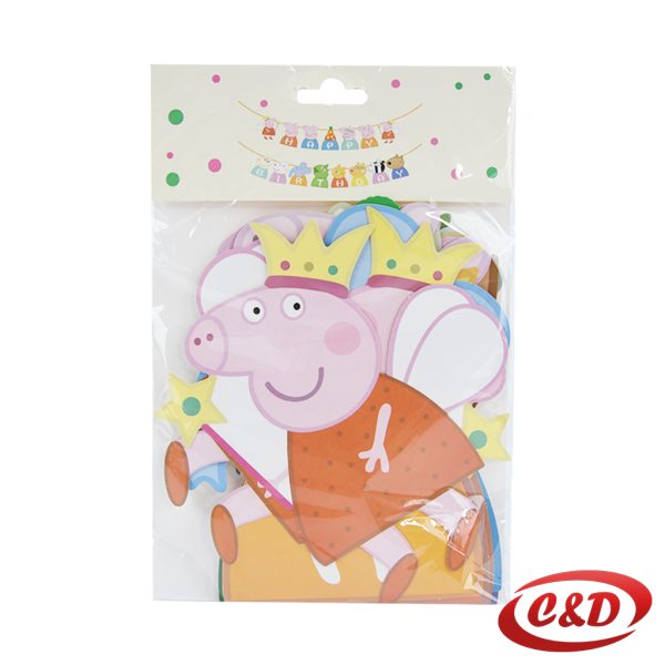 Natpis Happy Birthday; Pepa Pig