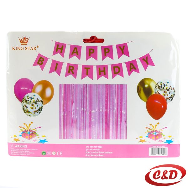 Balon set; Happy birthday