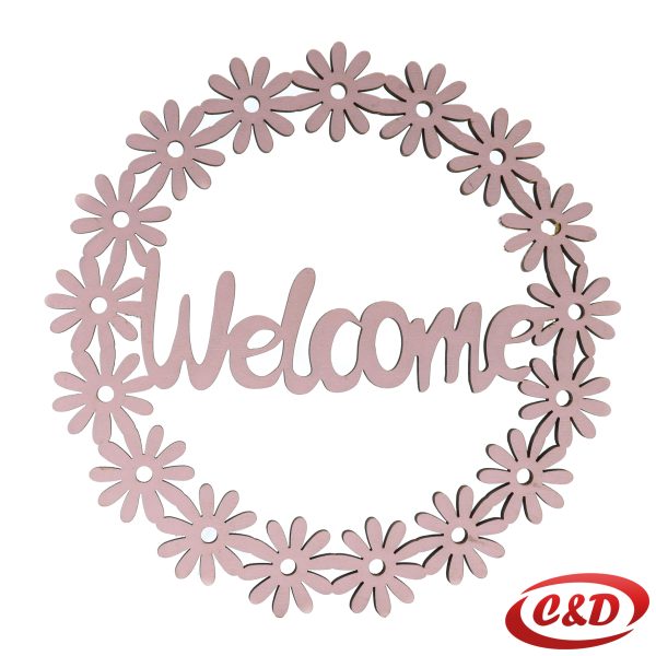 Drveni vijenac WELCOME