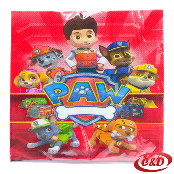 Party salvete Paw Patrol 10/1