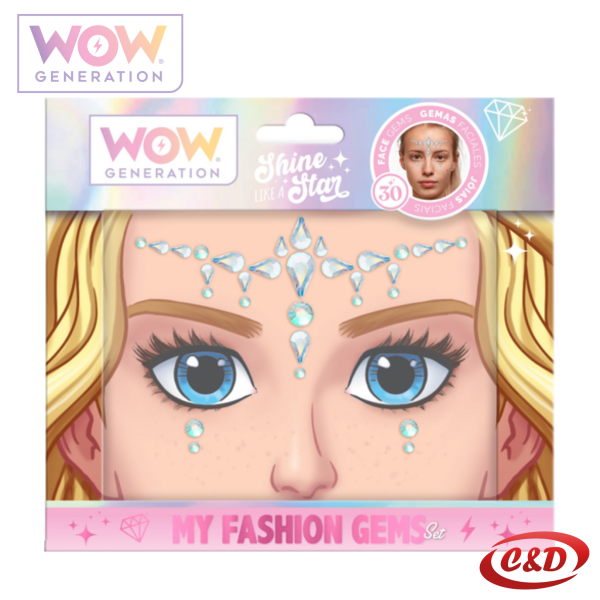 Naljepnice za lice; WOW Generation