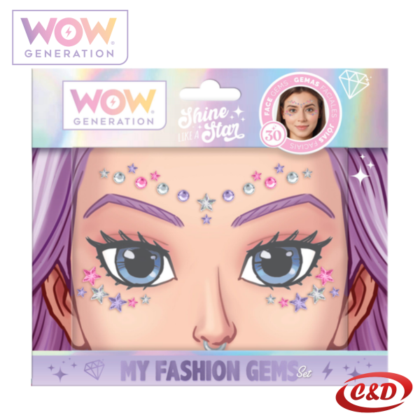 Naljepnice za lice; WOW Generation