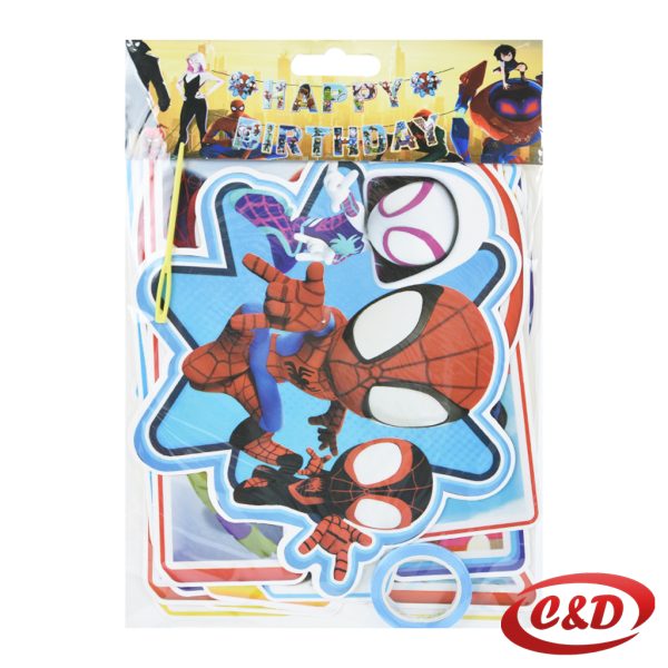 Natpis; Happy Birthday; Spiderman
