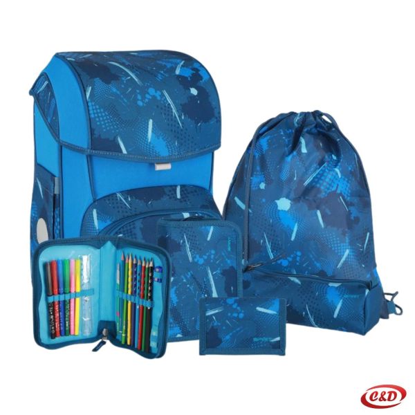Školski ruksak set; 6u1; Spirit