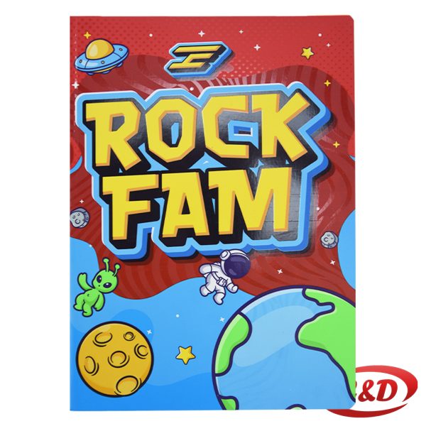 Bilježnica; A5; Meki uvez; Rock Fam