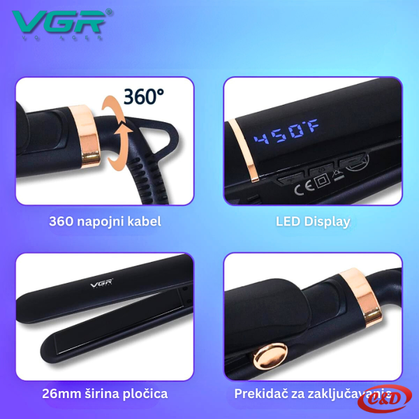 Pegla za kosu; VGR V-515 - Slika 7