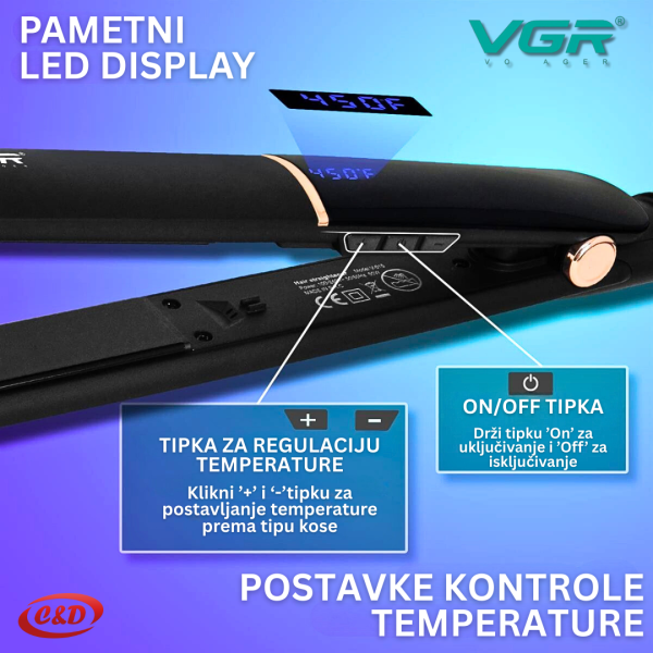 Pegla za kosu; VGR V-515 - Slika 8