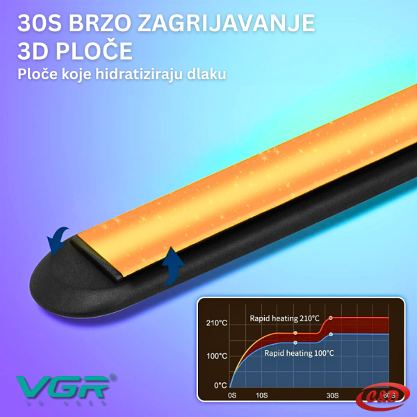 Pegla za kosu; VGR V-515 - Slika 10