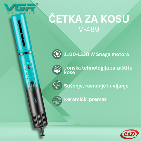 Četka za kosu; 3u1; VGR V - 489 - Slika 5