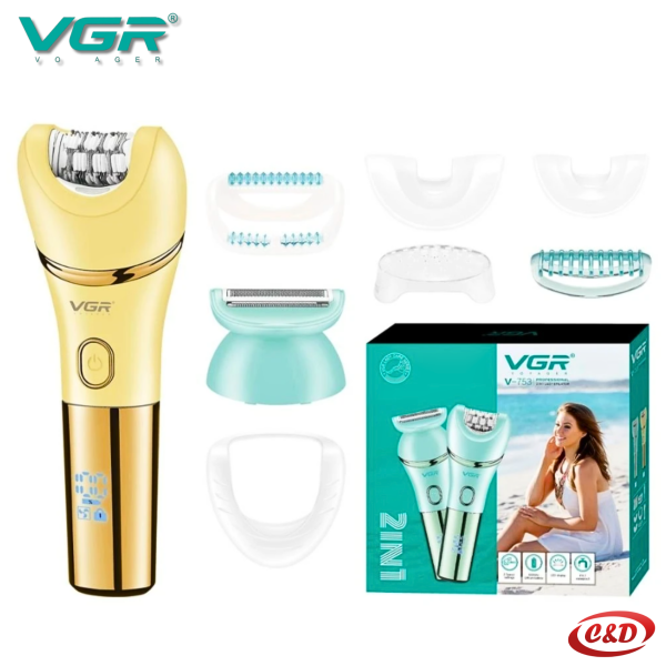 Epilator 2u1; VGR V-753